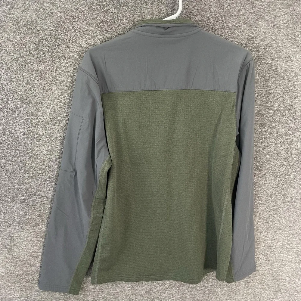 Ten Thousand Tactical Over Zip 1/4 Mens‎ S Waffle Thermal Knit Athletic Green